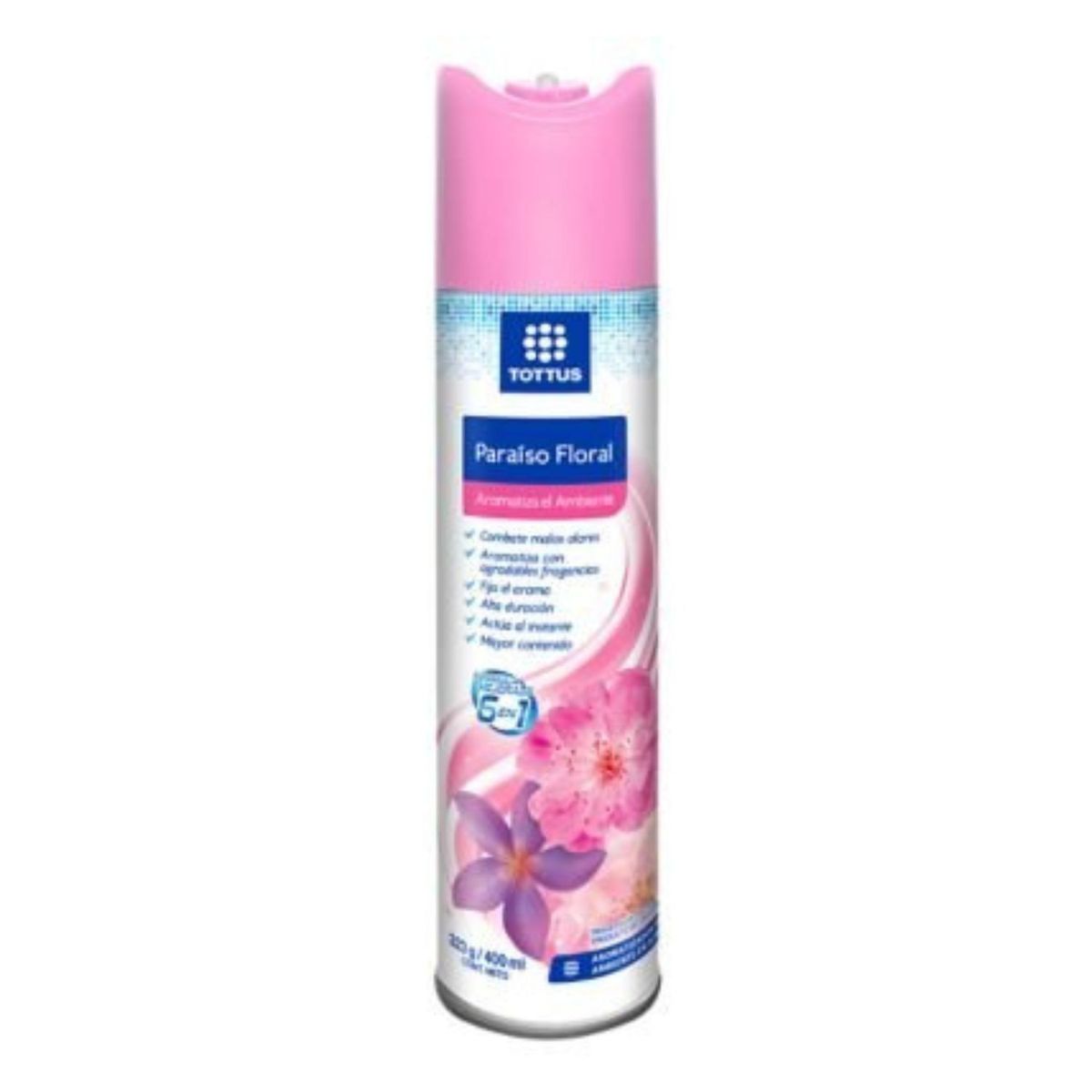 TOTTUS - Ambientador en Aerosol Tottus Paraíso Floral Envase 400 mL