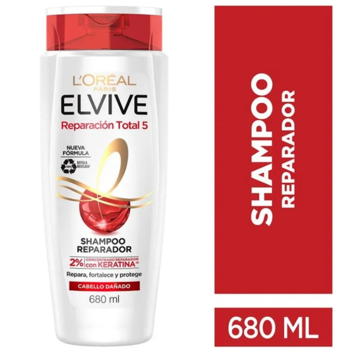 ELVIVE - Shampoo Elvive Reparación Total 5 Botella 680 mL