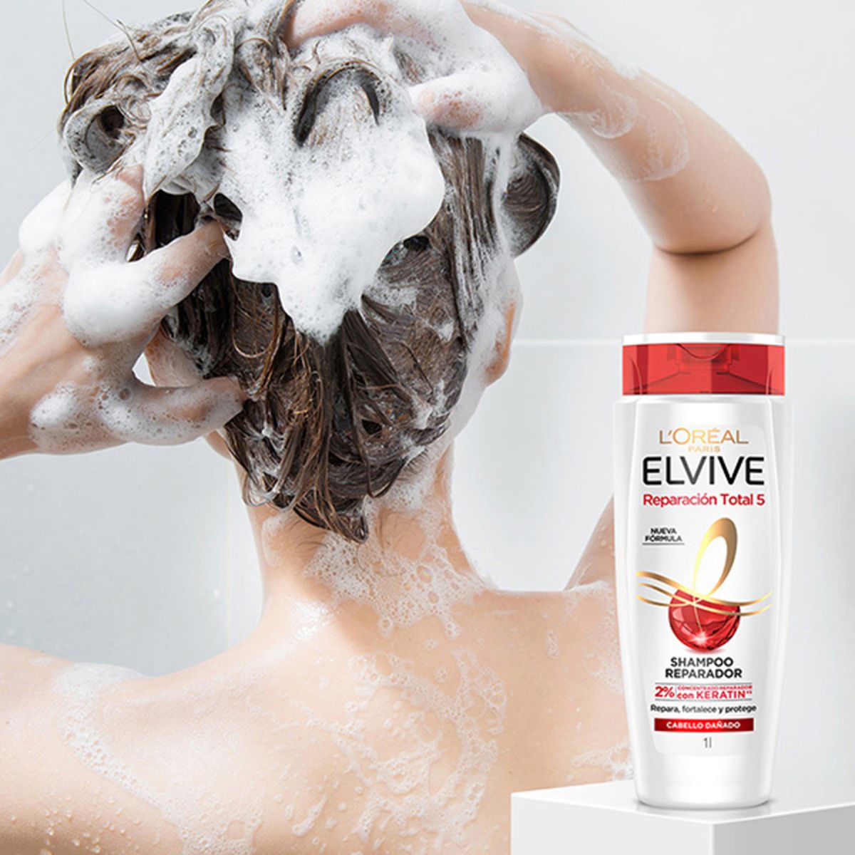 ELVIVE - Shampoo Elvive Reparación Total 5 Botella 680 mL