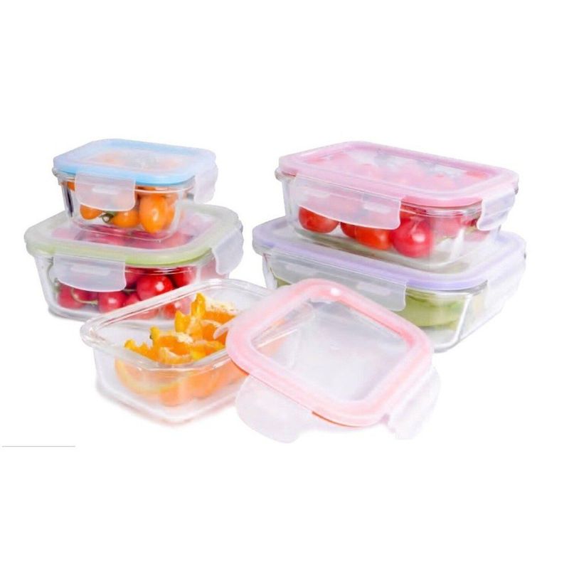 Precio Uno - Set Hermético de Vidrio x 10 piezas