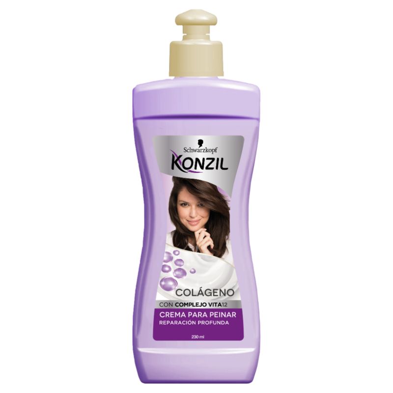 KONZIL - Crema para Peinar Konzil Reparación Profunda Colágeno Envase 230 mL