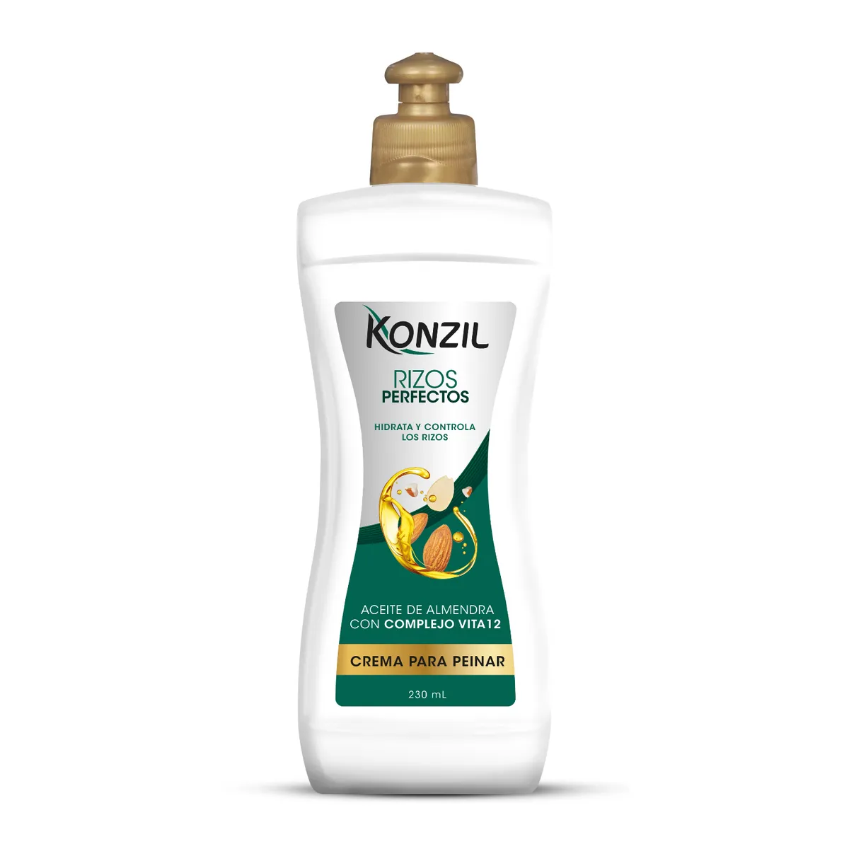 KONZIL - Crema para Peinar Konzil Aceite de Almendras Envase 230 mL