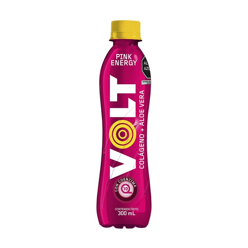 VOLT - Bebida Energizante Volt Pink Con Colágeno + Aloe Vera 300 mL