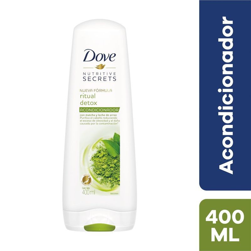 DOVE - Acondicionador Ritual Detox Dove 400 mL