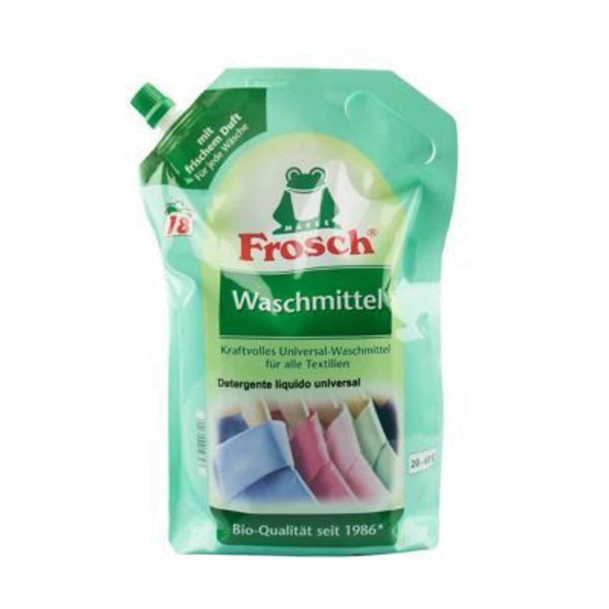 FROSCH - Detergente Líquido Frosch Eco Amigable Doypack 1.8 L