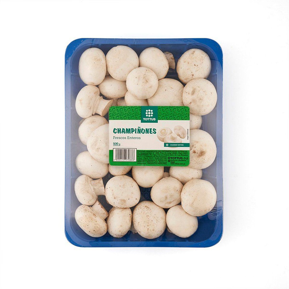 TOTTUS VERDURAS - Champiñones Frescos Enteros Tottus