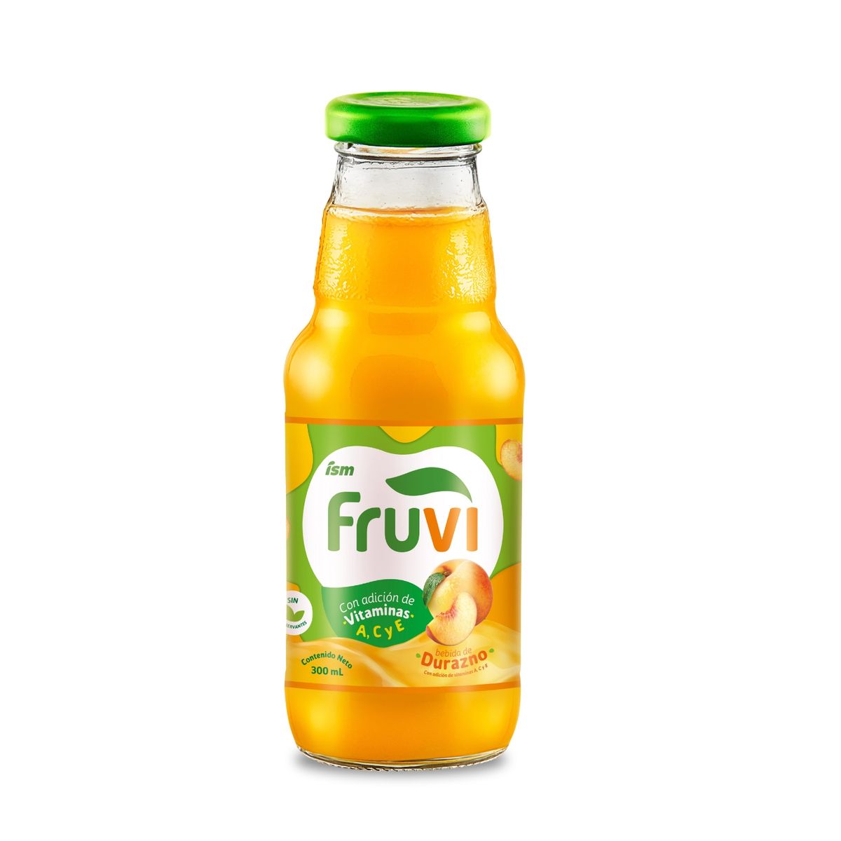 FRUVI - Bebida Fruvi Durazno Botella 300 mL