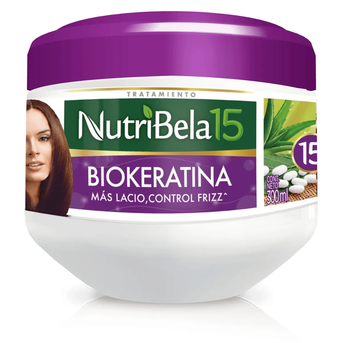 NUTRIBELA - Crema Tratamiento Nutribela 10 Biokeratina Envase 300 mL