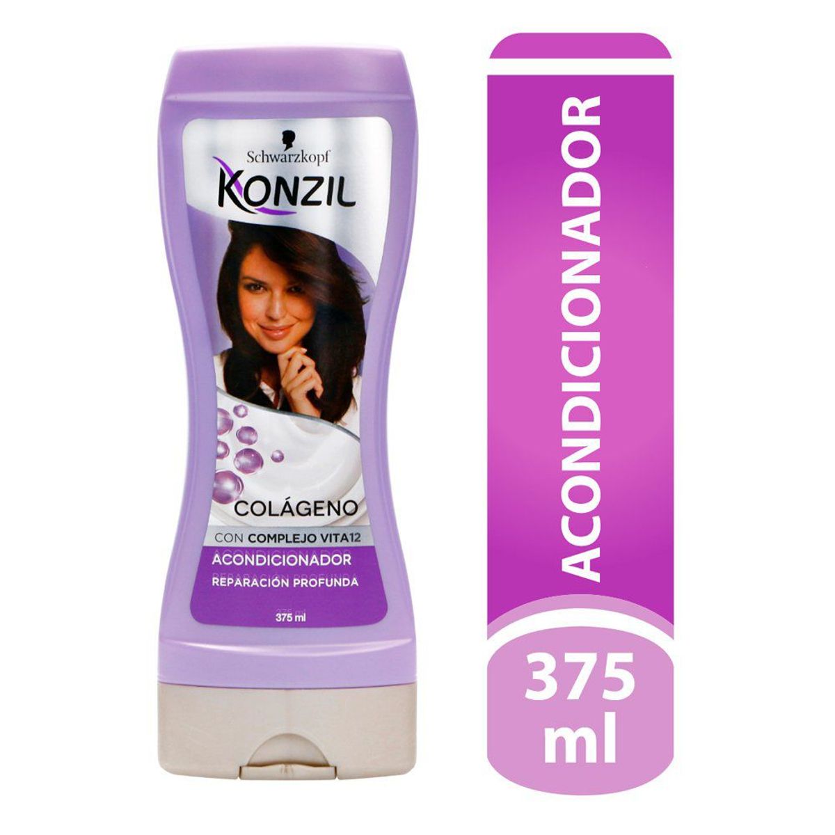 KONZIL - Acondicionador Konzil Colágeno Complejo V12 Envase 375 mL