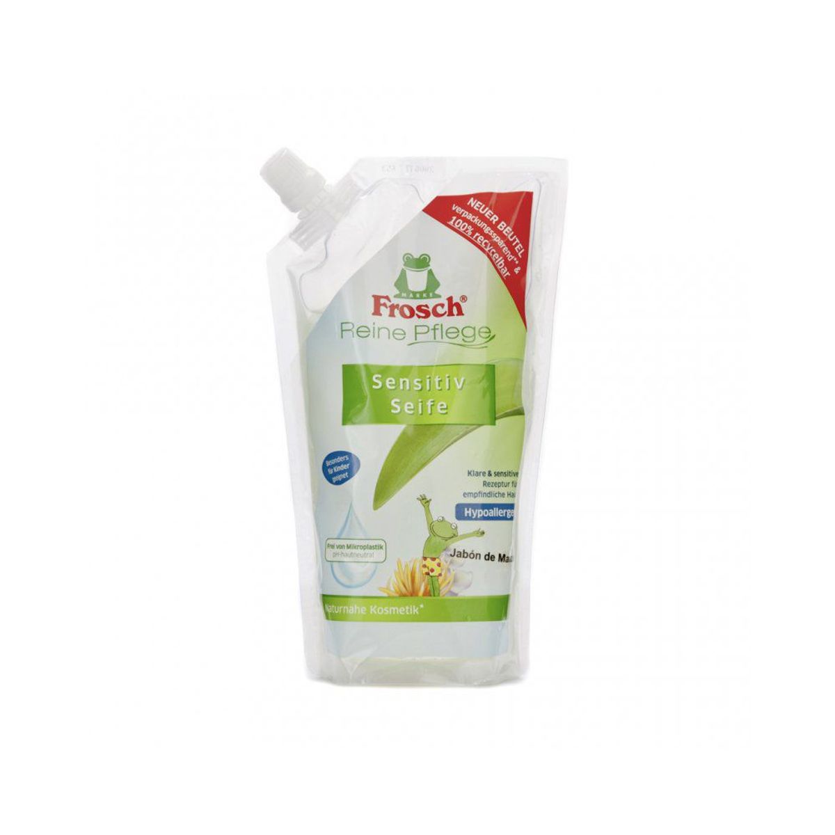 FROSCH - Jabón Líquido de Manos Frosch Hipoalergénico Envase 500 mL