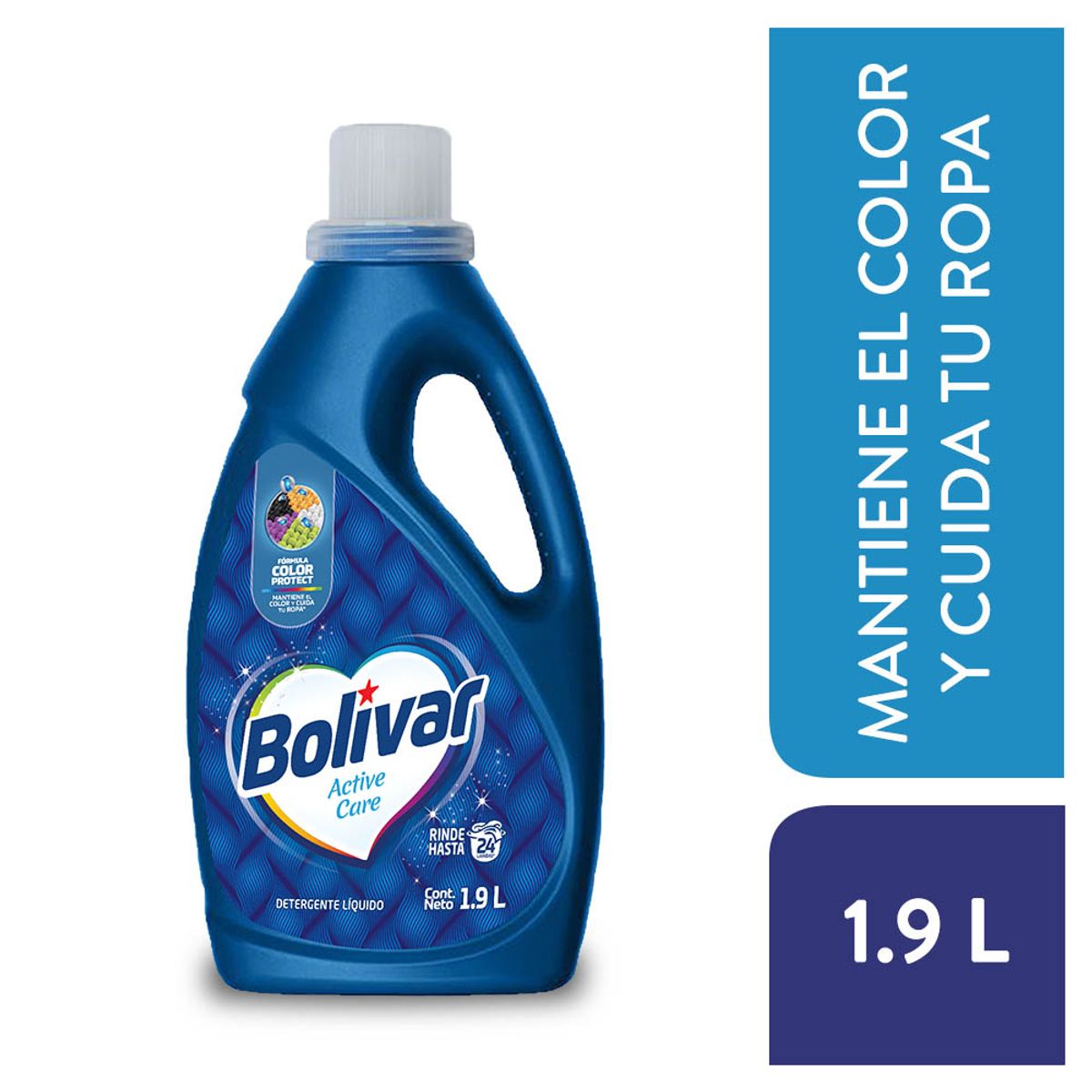 BOLIVAR - Detergente Líquido Bolívar Active Care Envase 1.9 L