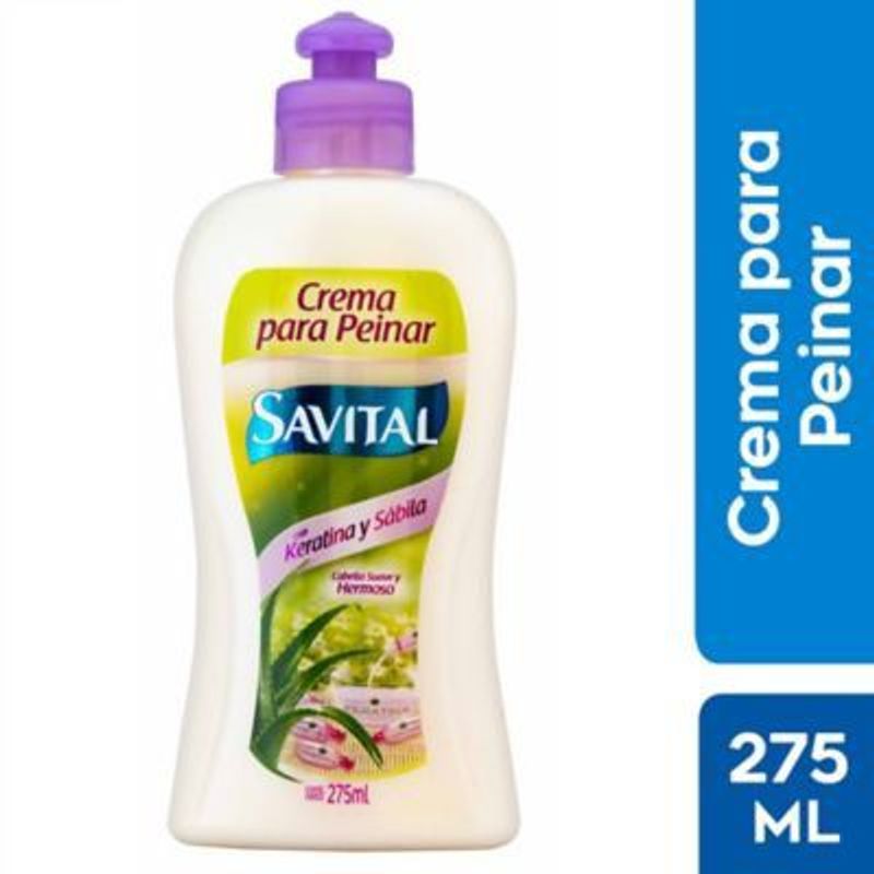 SAVITAL - Crema de peinar keratina y sábila