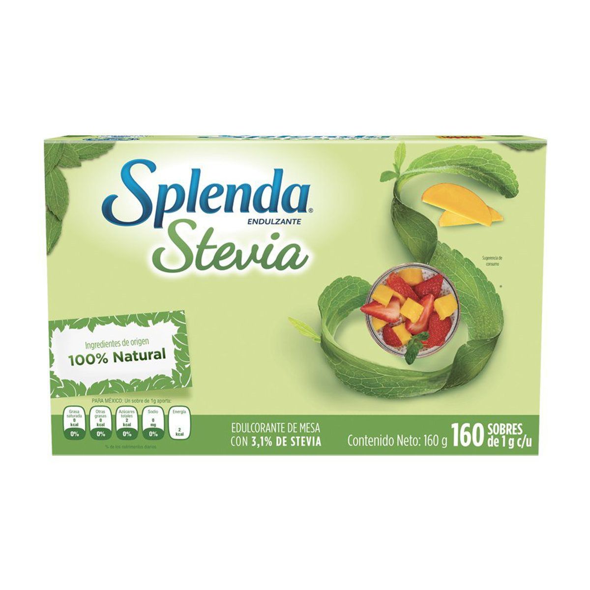 SPLENDA - Edulcorante Stevia Splenda Caja 160 Und