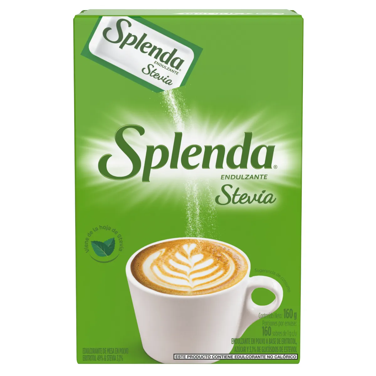 SPLENDA - Edulcorante Stevia Splenda Caja 160 Und