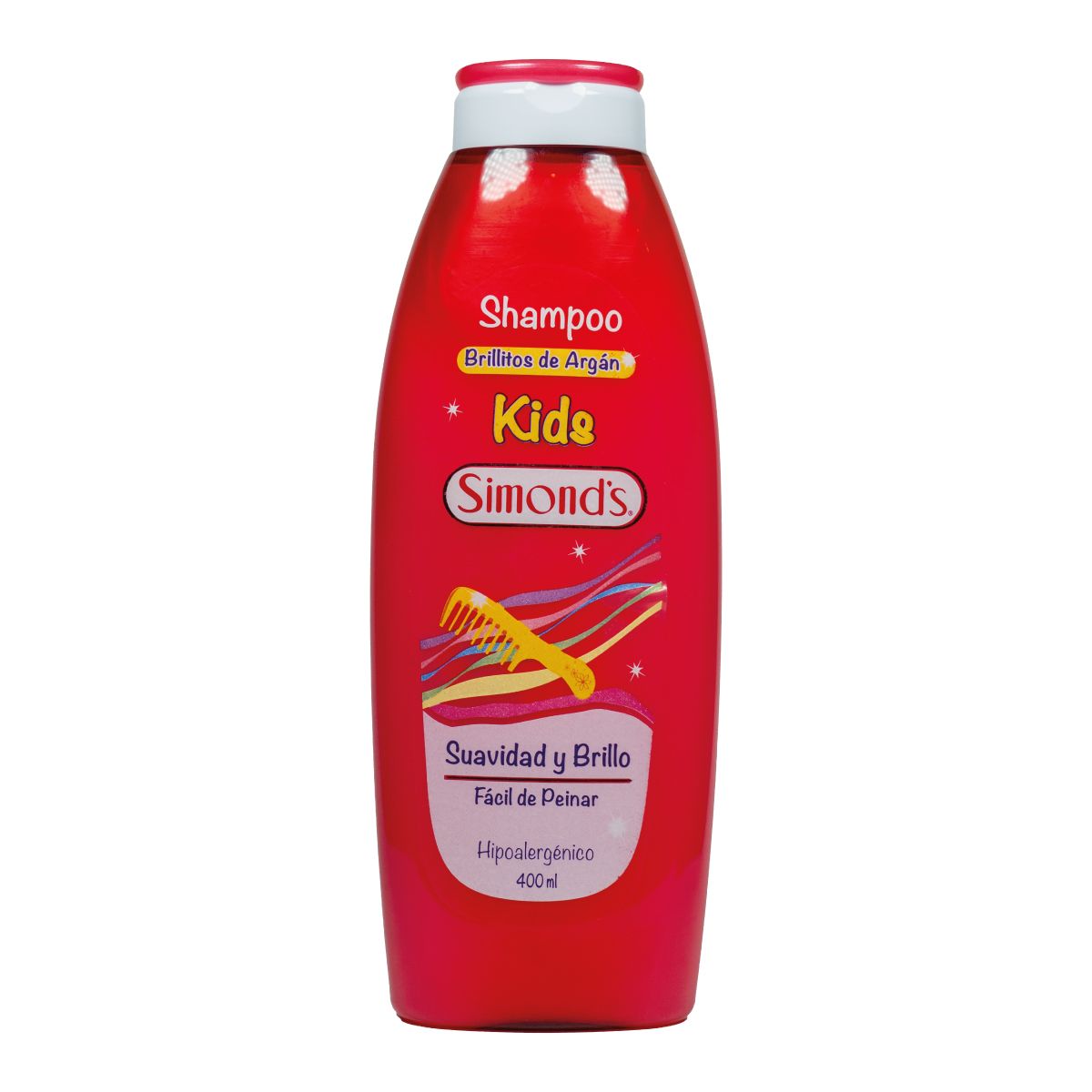 SIMONDS - Shampoo Bebé Simonds Brillitos de Argán Botella 400 mL