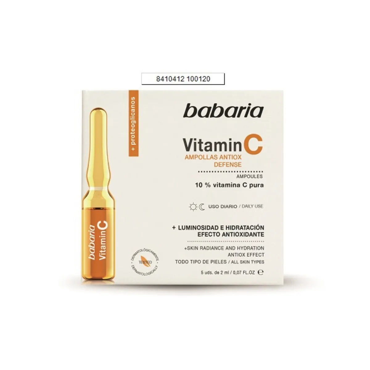BABARIA - Ampollas Faciales Babaria Vitamina C Caja 5 Und