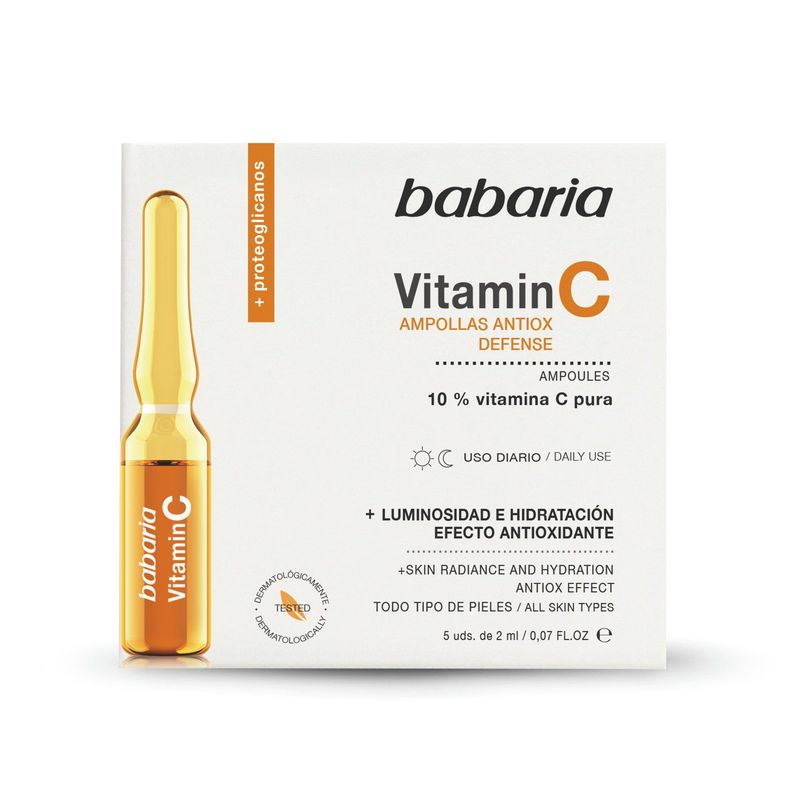 BABARIA - Ampollas Babaria Vitamina C Caja 5 Und