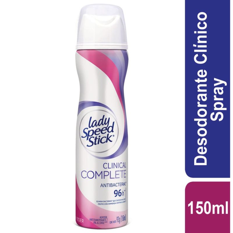 LADY SPEED STICK - Desodorante Lady Speed Stick Spray Clinical Envase 150 mL