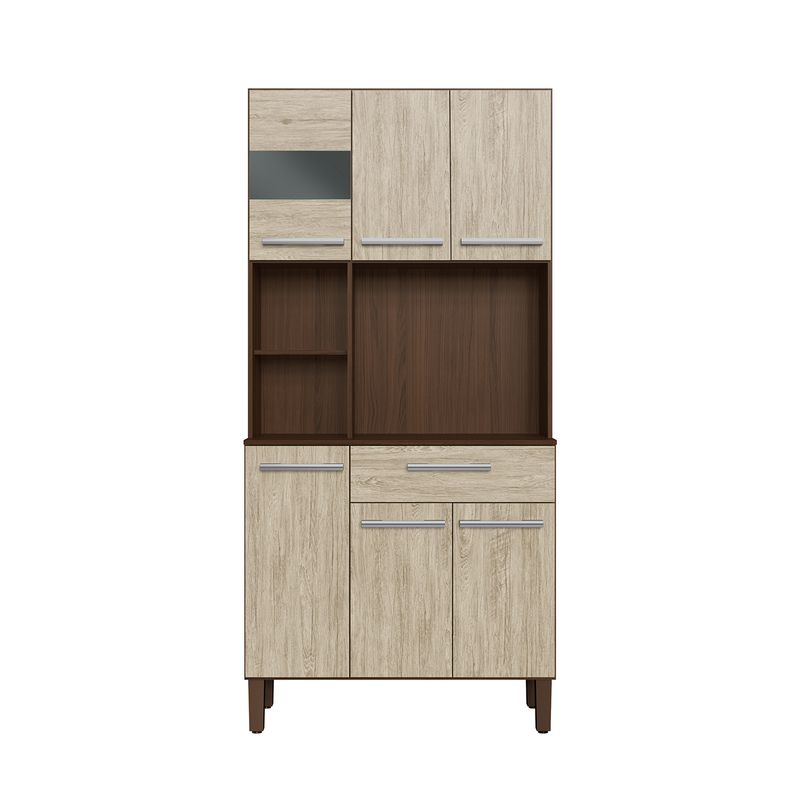  - KIT COCINA AC5610 6 PUERTAS CACAO MALBEC