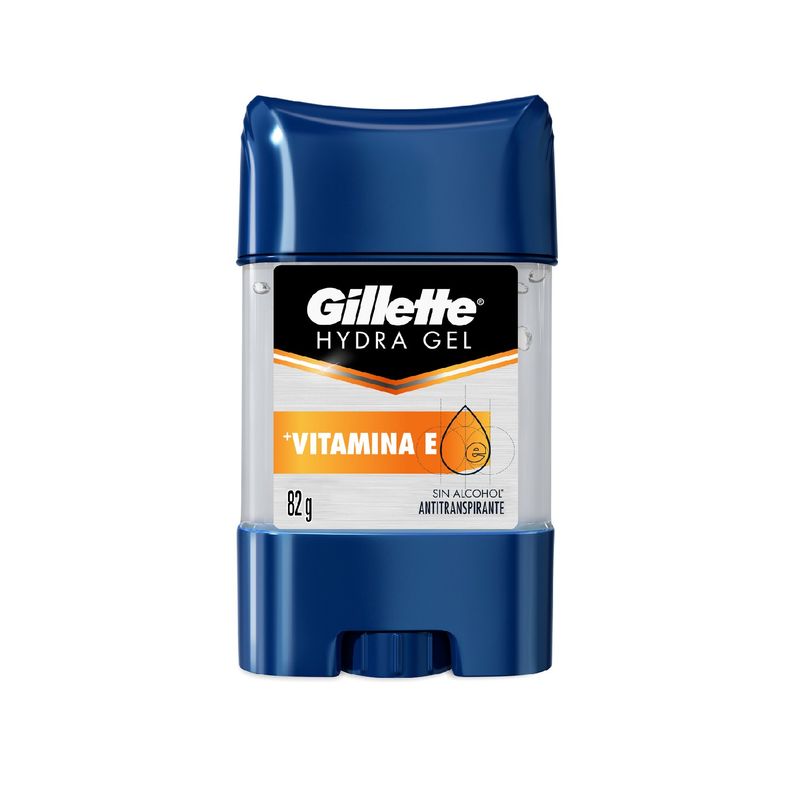 GILLETTE - Desodorante Gillette Gel Antitranspirante Hydra Vitamina E Envase 82 g