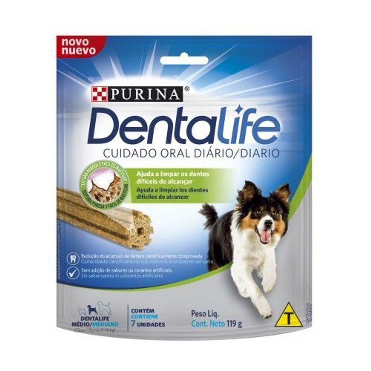 DENTALIFE - Snack para Perro Adulto Dentalife Razas Medianas Bolsa 119 g