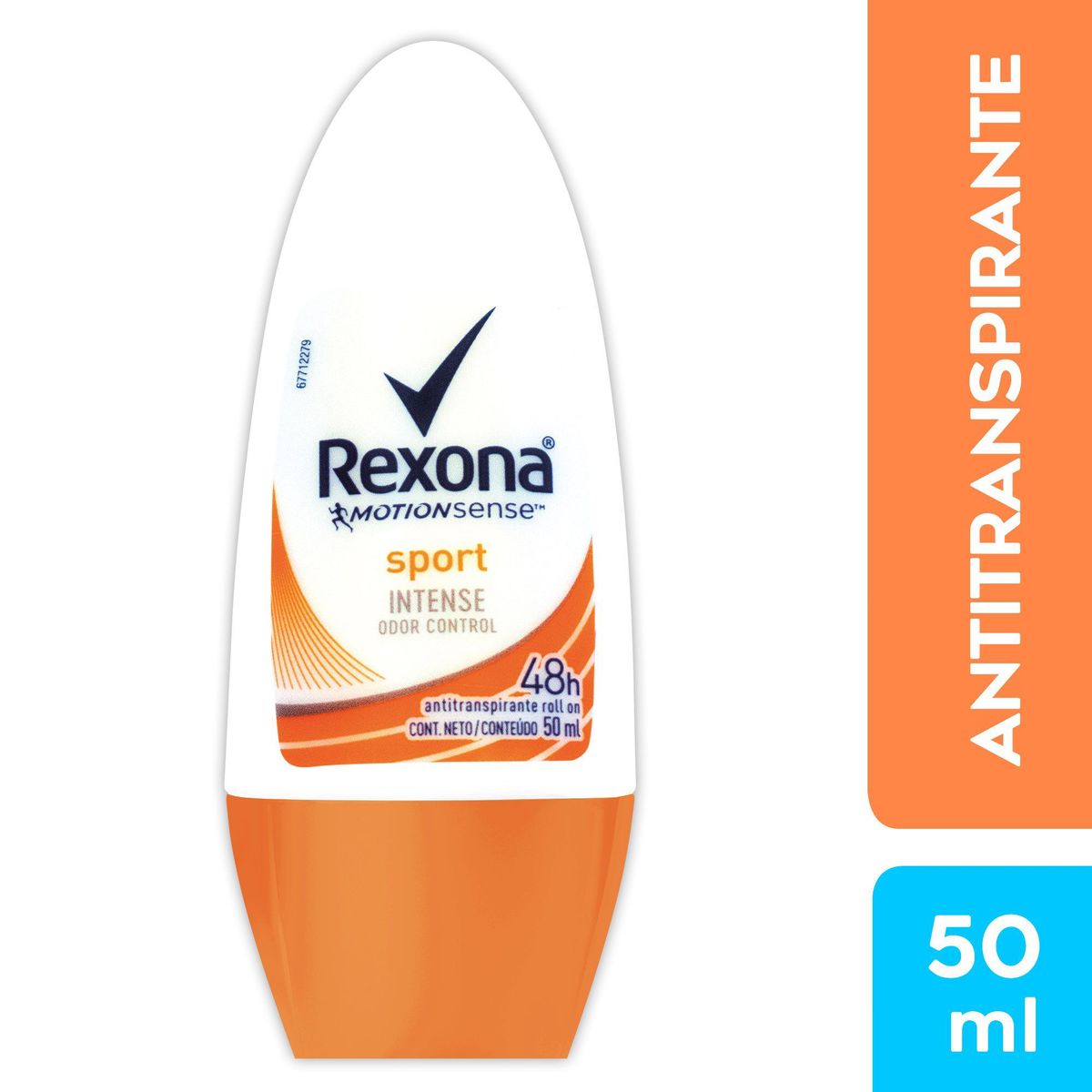 REXONA - Antitranspirante Roll On Rexona Sport Intense Envase 50 mL