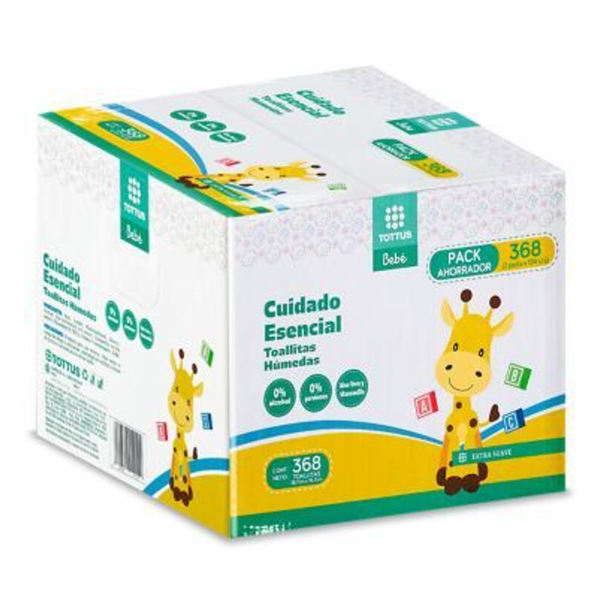 TOTTUS - Toallitas Húmedas Tottus Esencial Empaque 368 Und