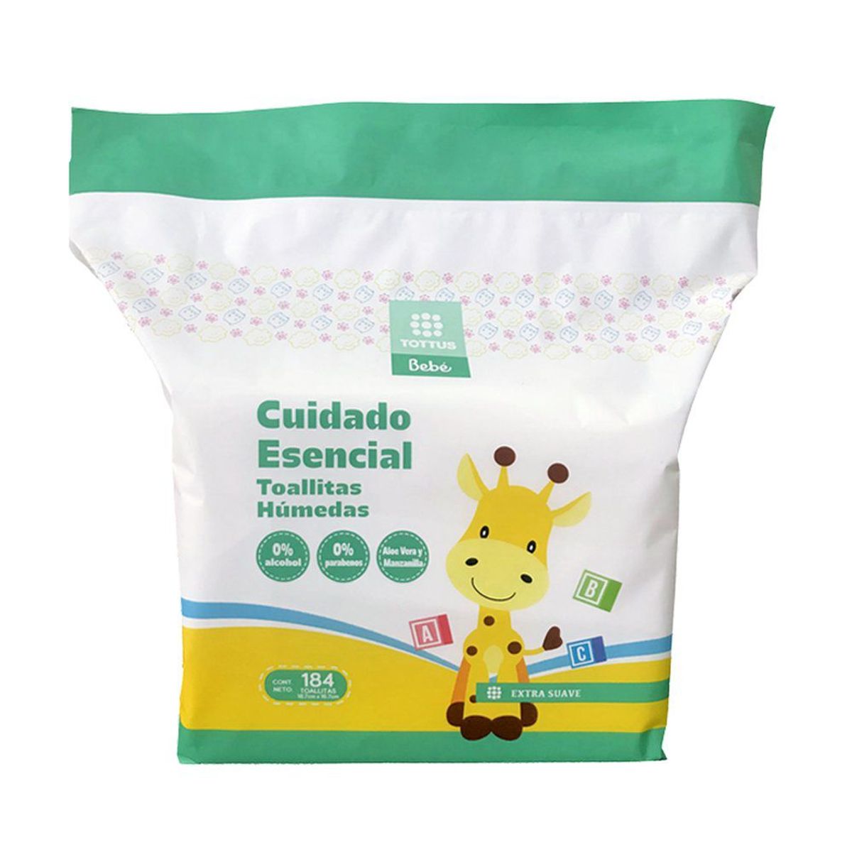 TOTTUS - Toallitas Húmedas Tottus Esencial Empaque 368 Und