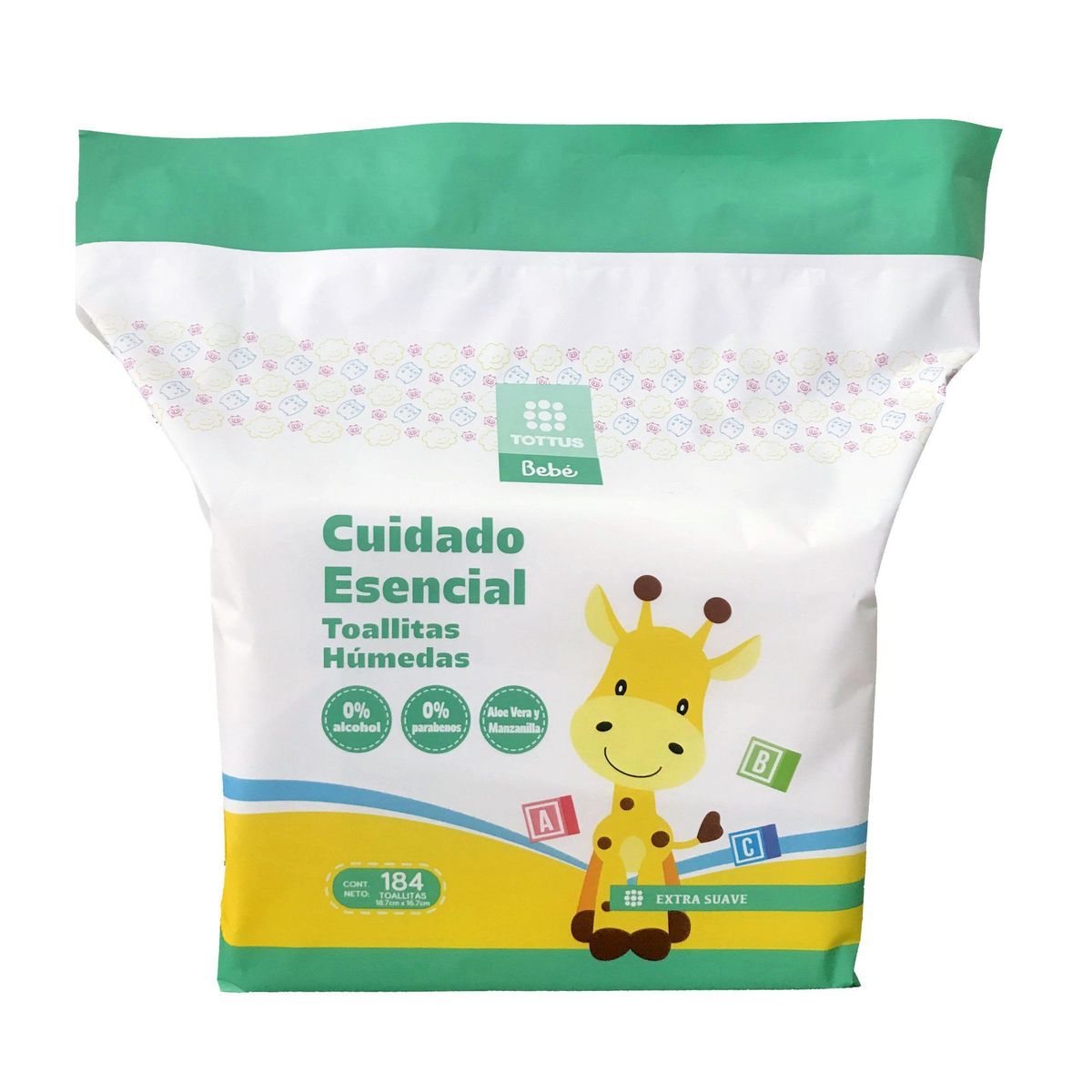 TOTTUS - Toallitas Húmedas Tottus Cuidado Esencial Empaque 184 Und