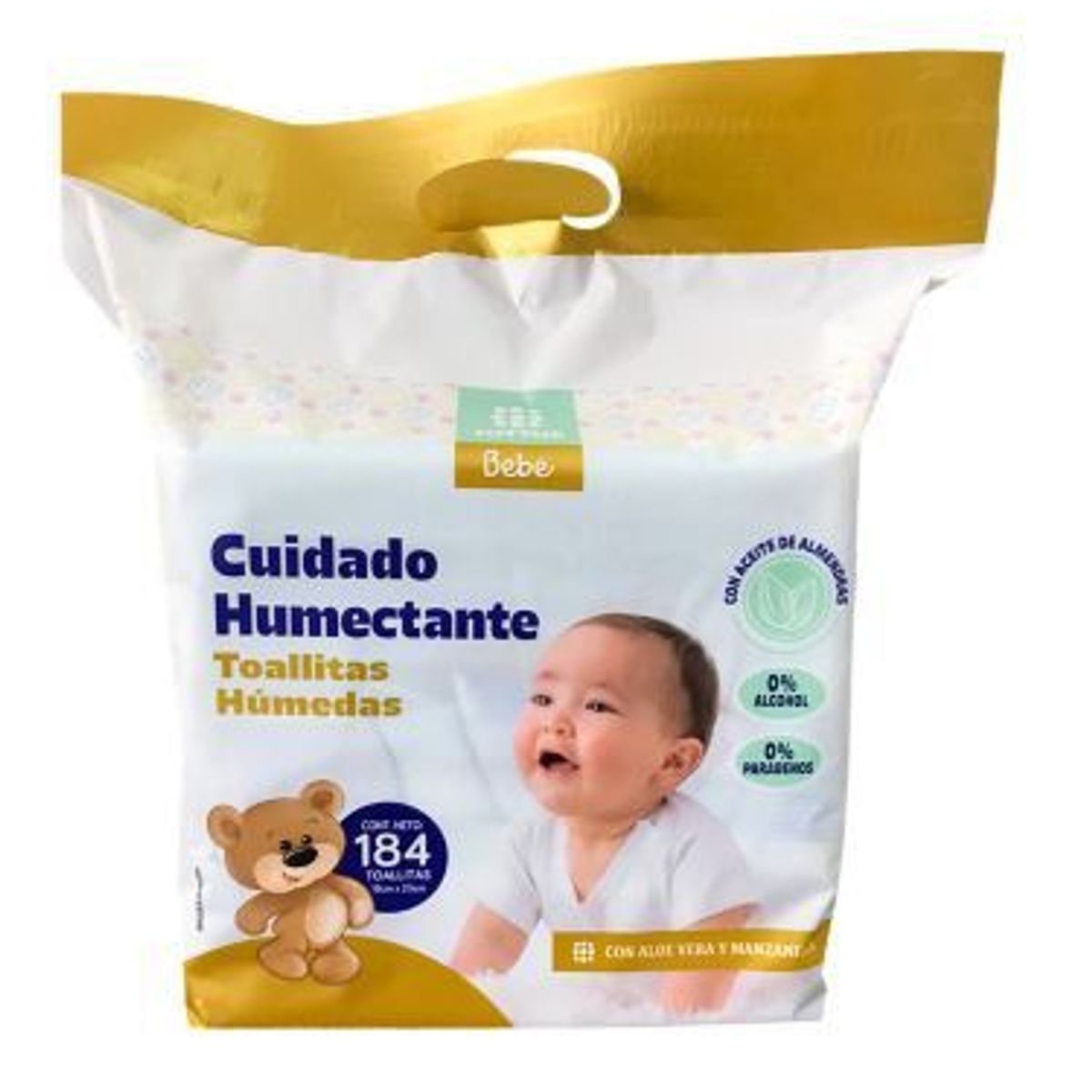 TOTTUS - Toallitas Húmedas Tottus Cuidado Humectante Empaque 184 Und