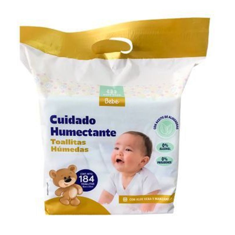 TOTTUS - Toallitas Húmedas Tottus Cuidado Humectante Empaque 184 Und