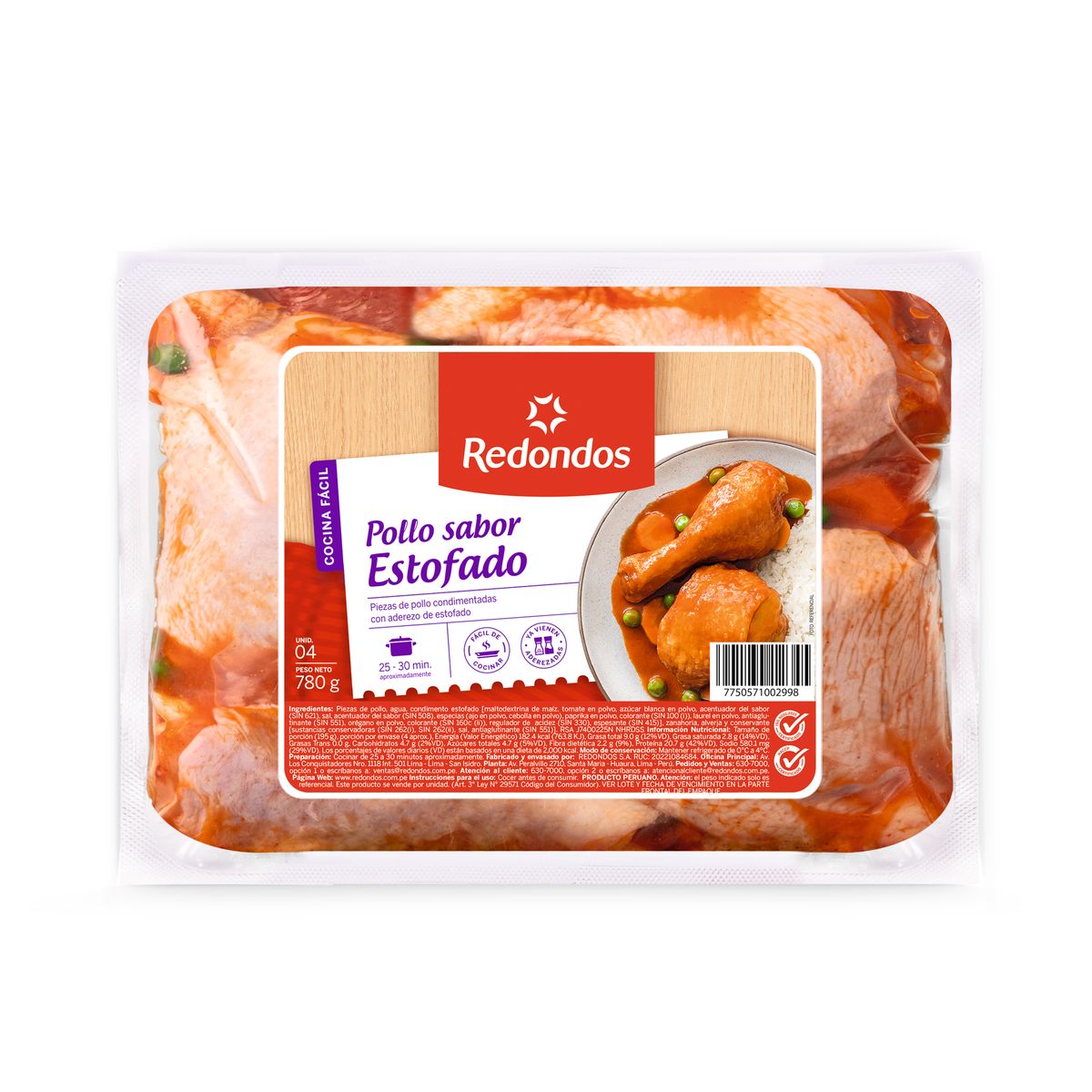 REDONDOS - Pollo Sabor Estofado