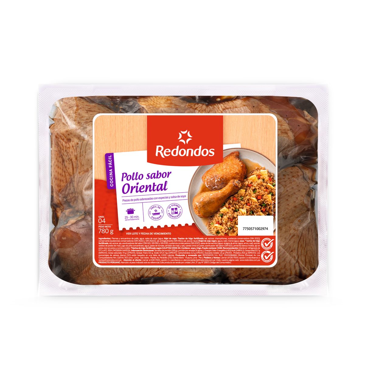 REDONDOS - Pollo Sabor Oriental