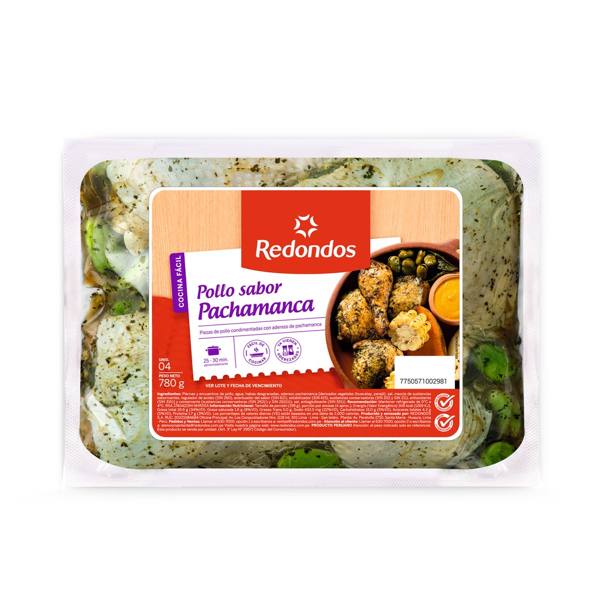 REDONDOS - Pollo Sabor Pachamanca