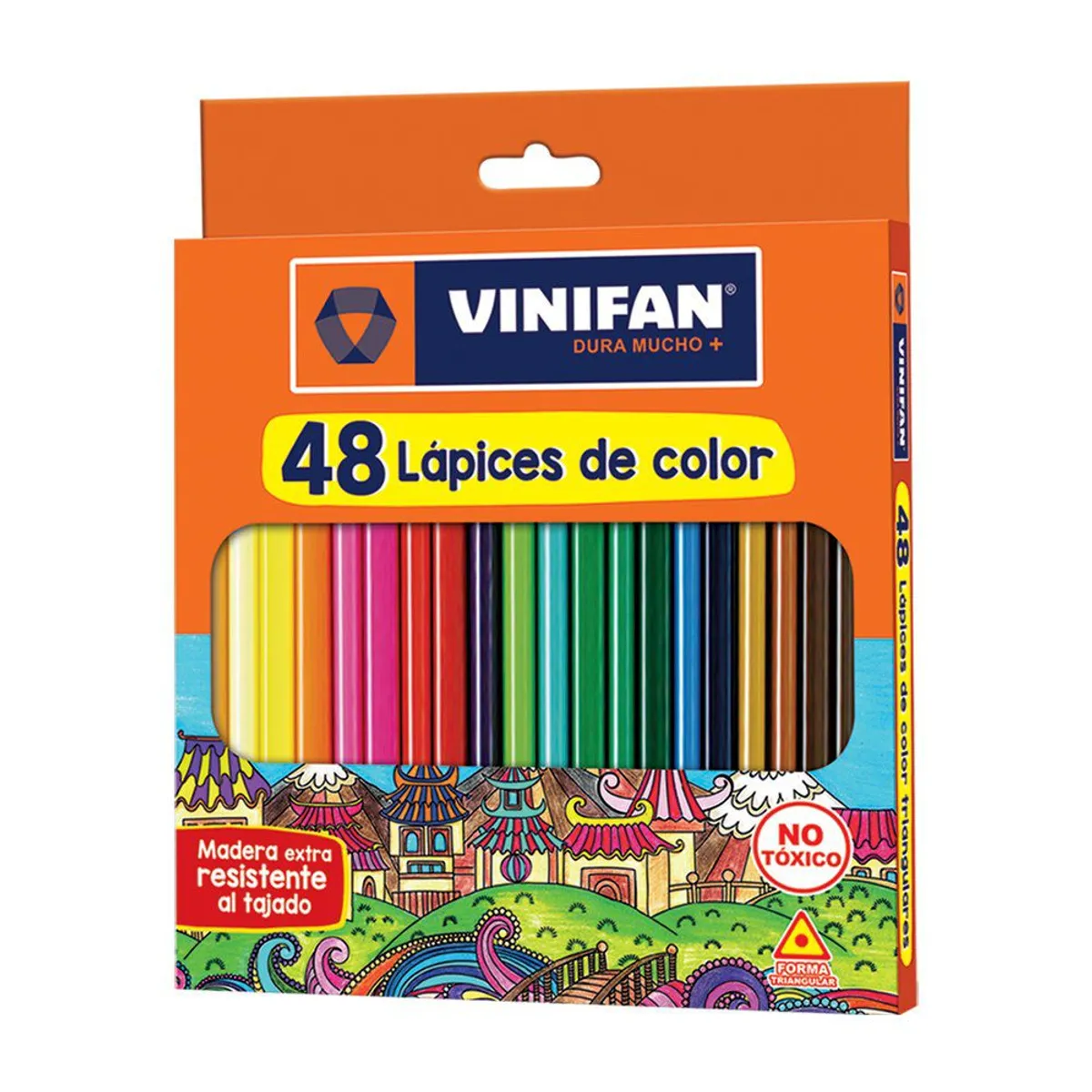 VINIFAN - Colores Vinifan Triangular Empaque 48 Und