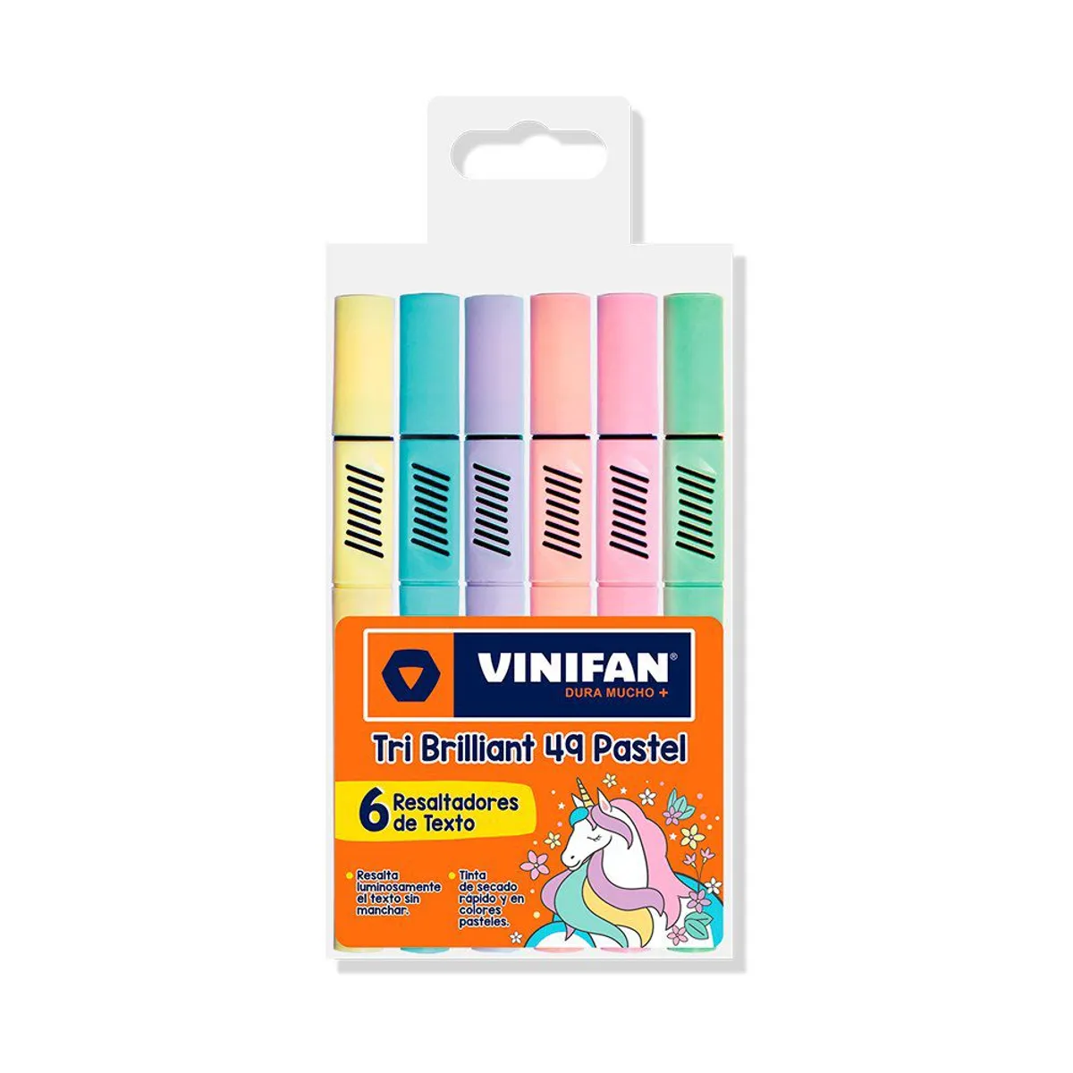 VINIFAN - Resaltador Vinifan Tri Brilliant Pastel Empaque 6 Und