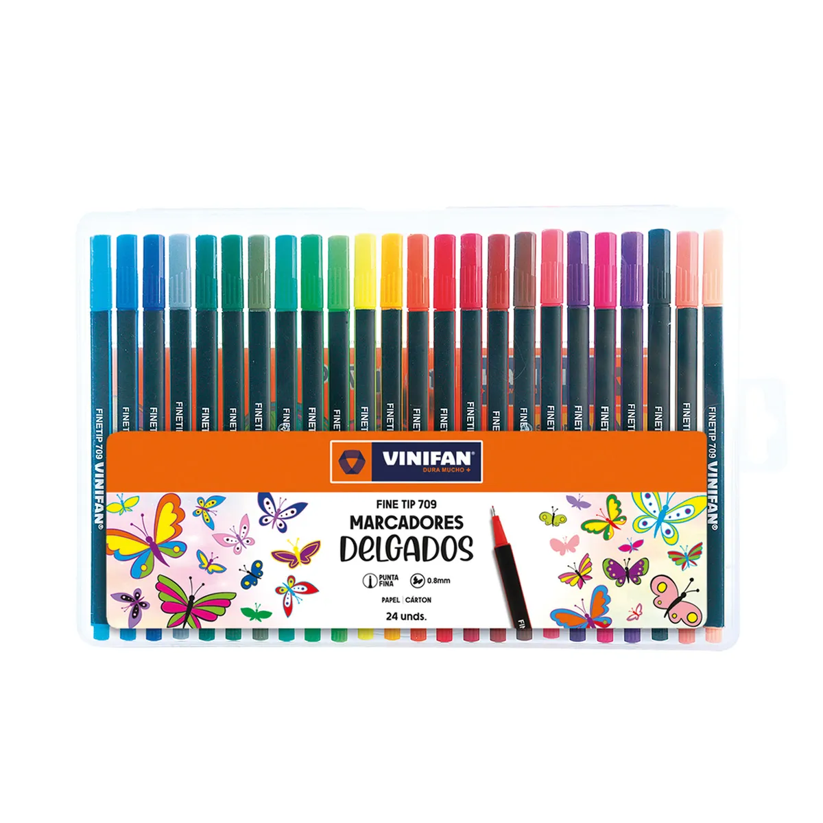 VINIFAN - Marcador Vinifan Fine Tip 709 Estuche 24 Und