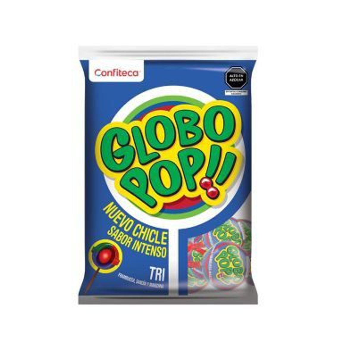 GLOBO POP - Chupetín Globo Pop Tri Bolsa 25 Und