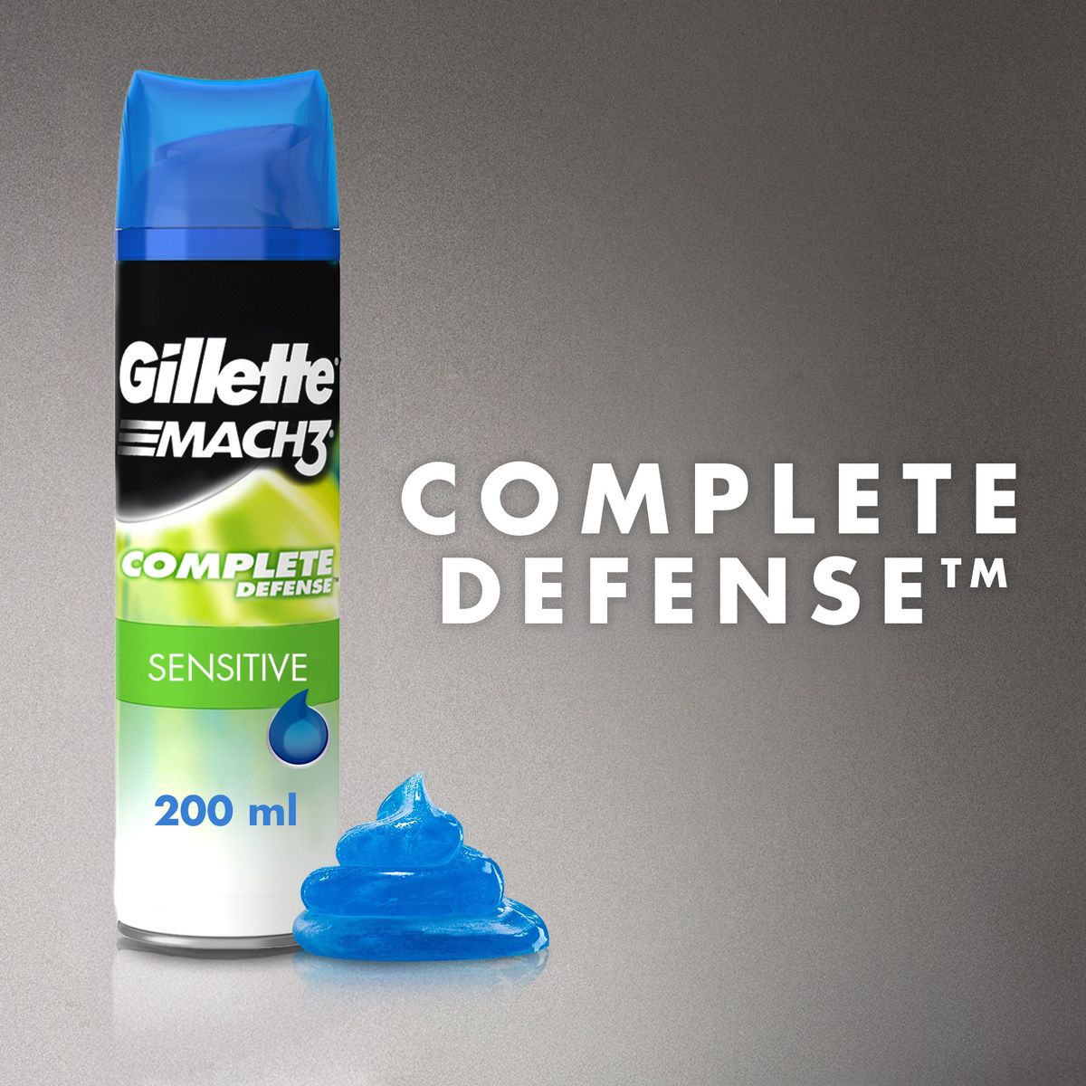 GILLETTE - Gel de Afeitar Gillette Mach3 Sensitive Empaque 2 Und