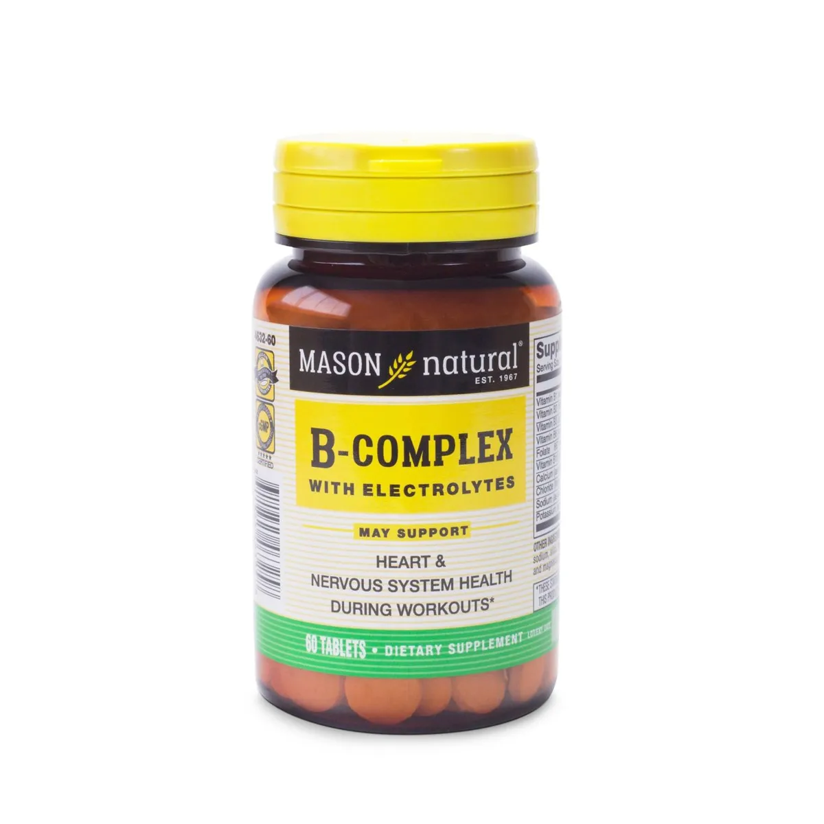 MASON - Complejo B con Electrolitos Mason Natural Envase 60 Und