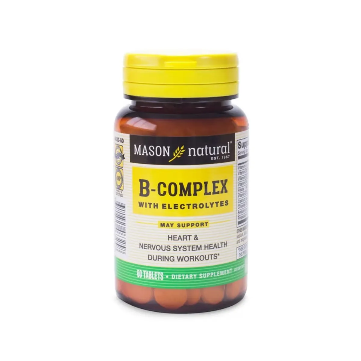 MASON - Complejo B con Electrolitos Mason Natural Envase 60 Und