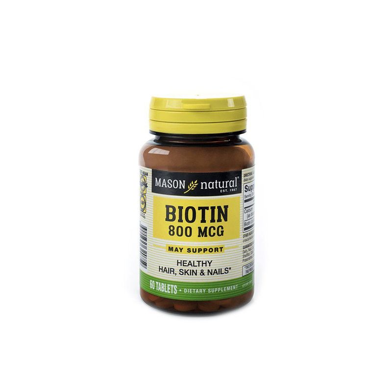 MASON - Biotina Mason 800 Mcg En Tabletas Envase 60 Und