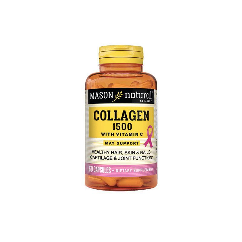 MASON - Cápsulas Mason Colágeno 1500 Plus Biotina Vitamina C Envase 60 Und