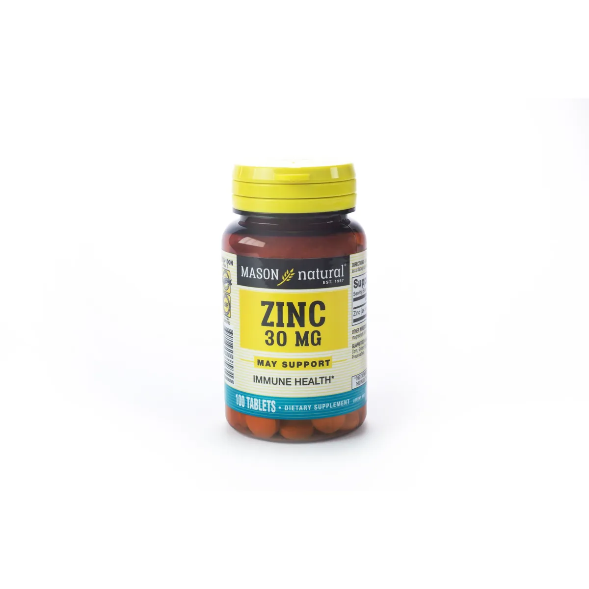 MASON - Zinc Mason Natural 30mg Envase 100 Und