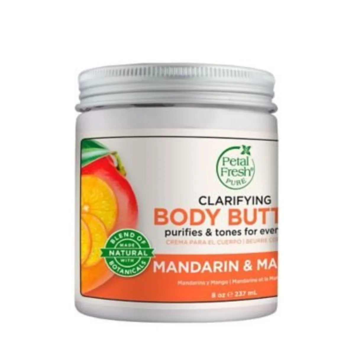 PETAL FRESH - Crema Corporal Petal Fresh Body Butter Mandarina y Mango Envase 237 mL