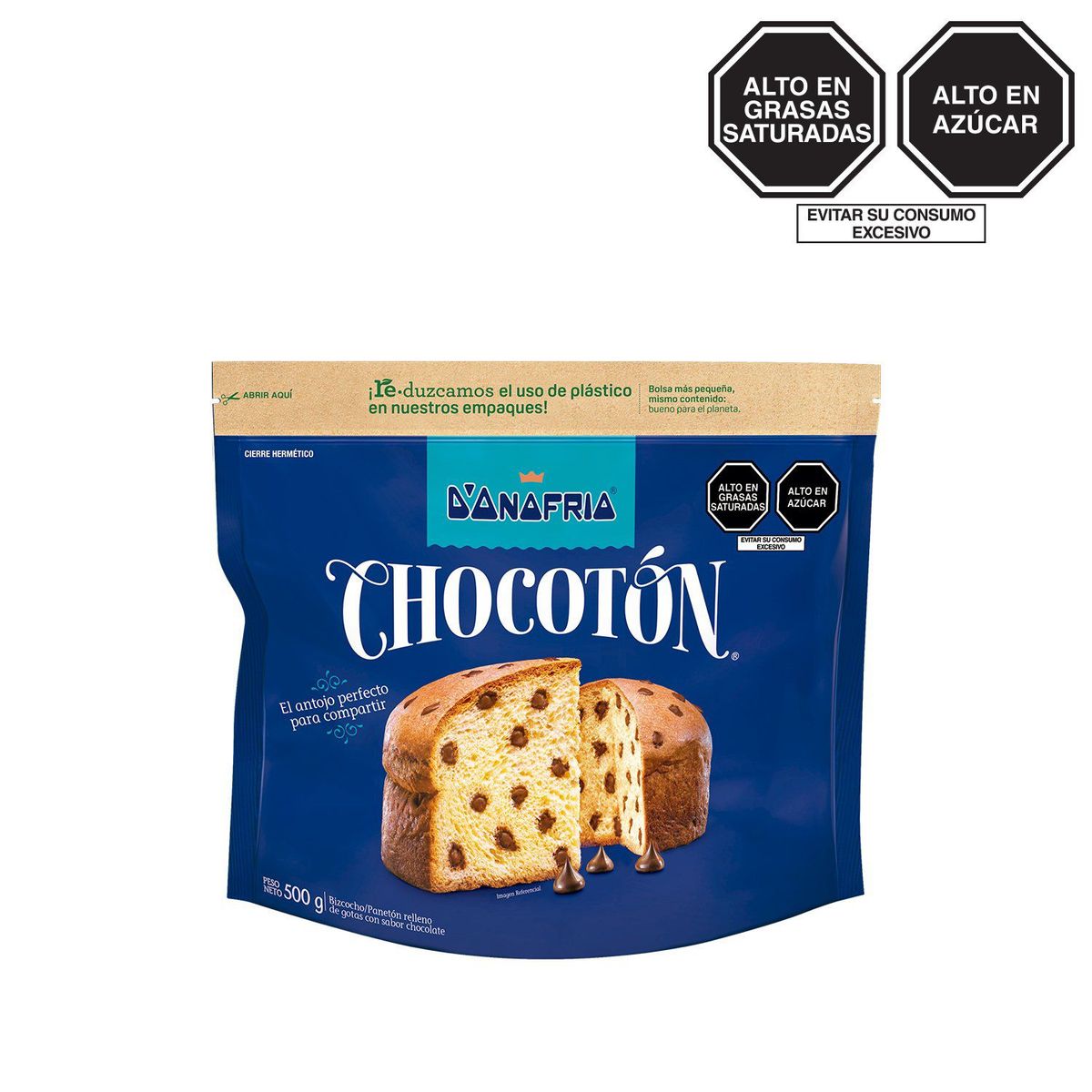DONOFRIO - Panetón Donofrio Chocoton Bolsa 500 g