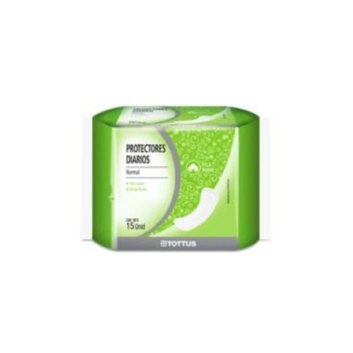 TOTTUS - Protectores Diarios Tottus Normales Empaque 15 Und