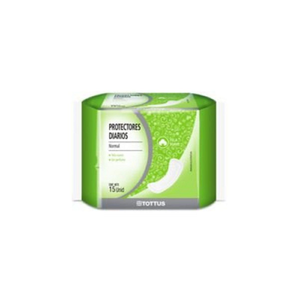 TOTTUS - Protectores Diarios Tottus Normales Empaque 15 Und
