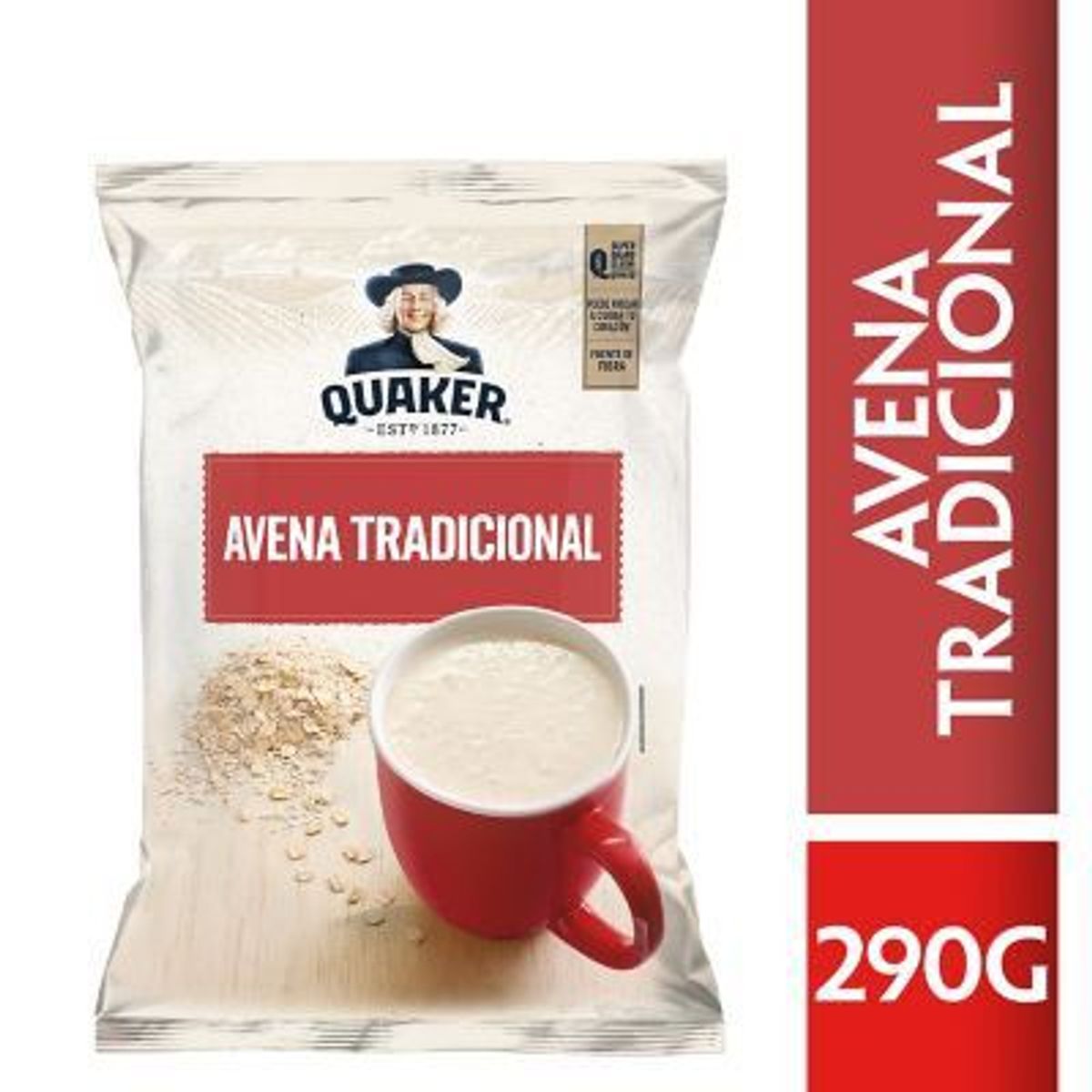 QUAKER - Avena Tradicional Original Quaker Bolsa 290 g