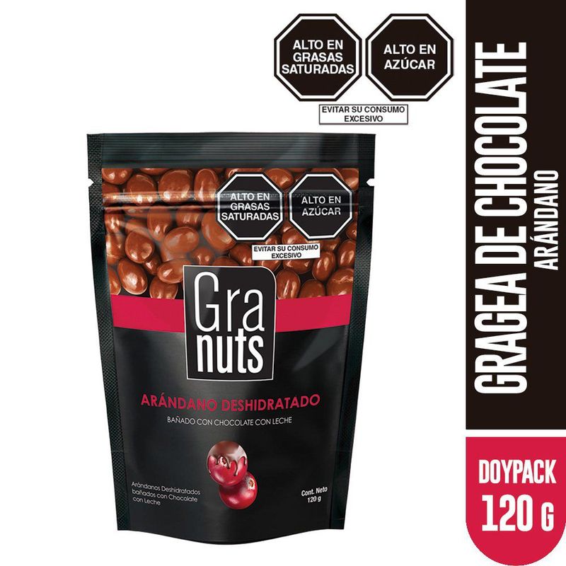 GRANUTS - Arándanos Deshidratados Con Chocolate 120 Gr